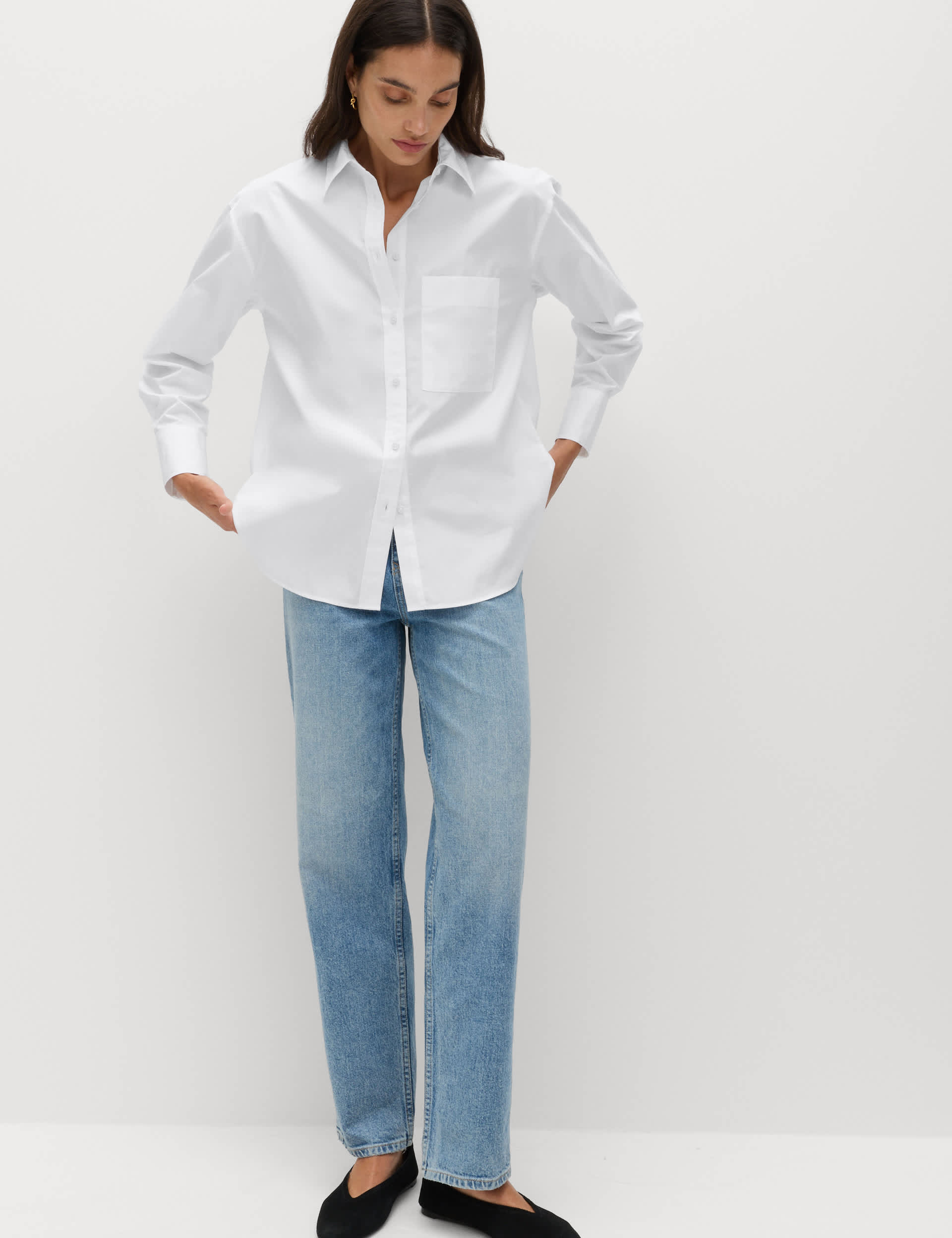 Camicia bianca classica