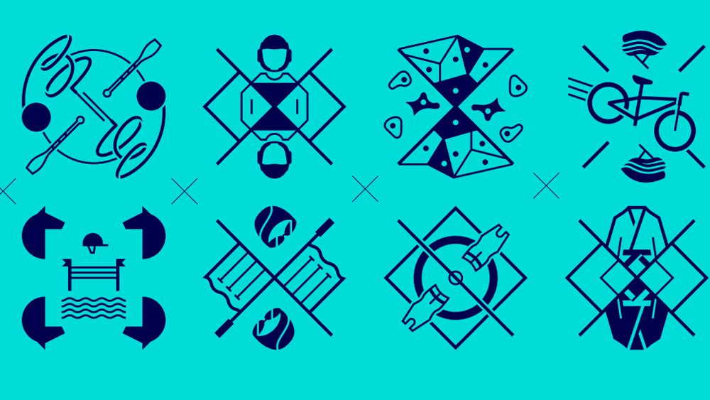 Paris 2024 Olympic pictograms