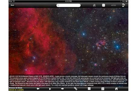 Stunning Visuals Star in NASA Space Exploration App