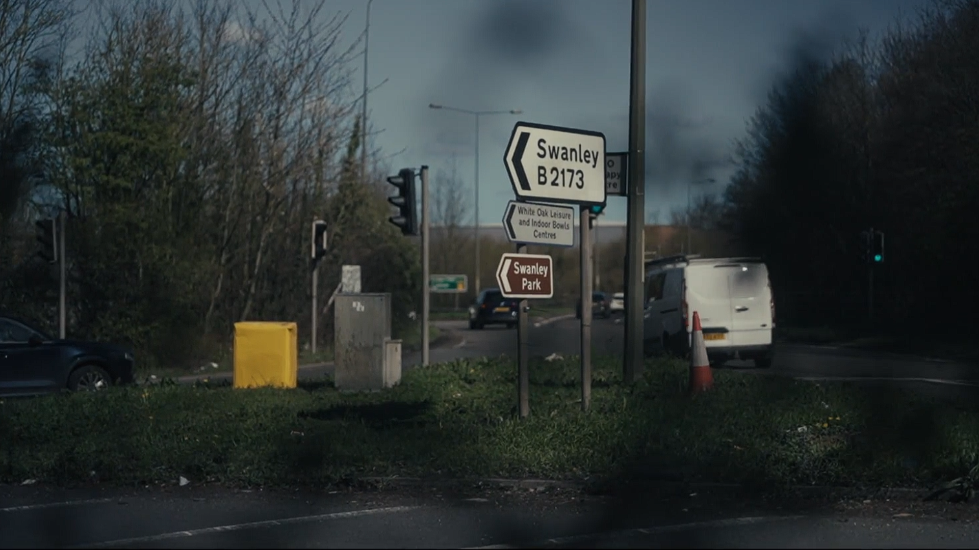 Production still from Murder on the M25: Who Killed Stephen Cameron?