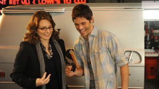 James Marsden and Tina Fey in 30 Rock.