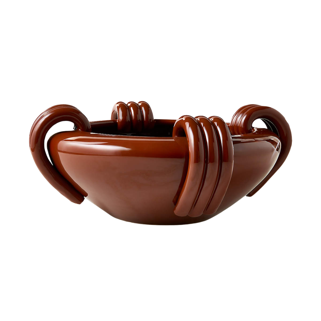 CB2, Chiara Red Ceramic Decorative Bowl