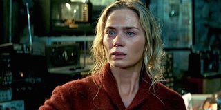 A Quiet Place Emily Blunt scared