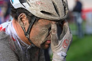 Paris Roubaix 2021 118th Edition Compiegne Roubaix 2577 km 03102021 Greg Van Avermaet BEL AG2R Citroen Team photo POOL Vincent KalutPNBettiniPhoto2021