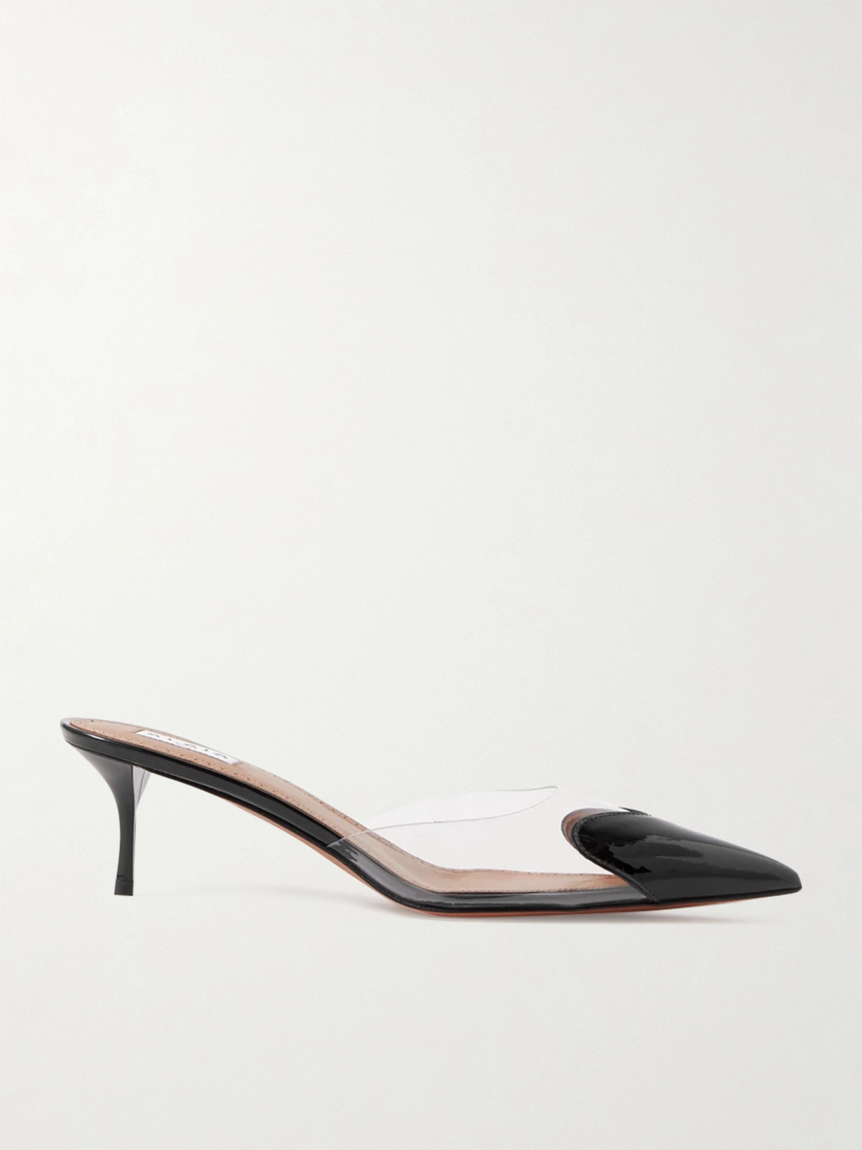 Coeur 55 Pvc and Patent-Leather Mules