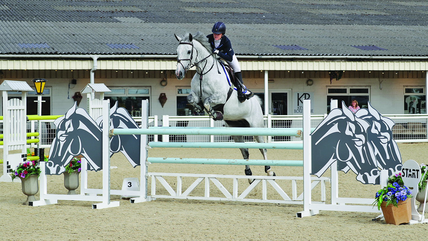 Sarah Winterbottom riding Dolly V.