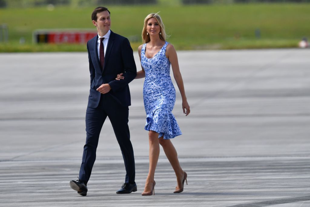 Jared Kushner and Ivanka Trump.