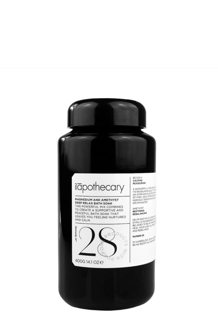 ILAPOTHECARY, Magnesium and Amethyst Bath Soak Jar