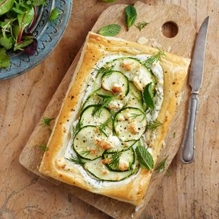 Courgette Tart with Feta