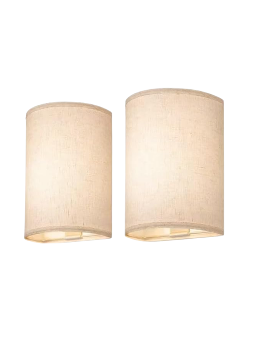 Battery-Operated Wall Sconces, Set of 2