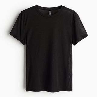 black t-shirt