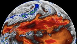 A map of tropical water vapor from NASA. Research on water vapor and other climate features suggests that satellite measurements might have underestimated past warming. In Jan. 2022, NASA and NOAA revealed that 2021 was the sixth-warmest year on record.