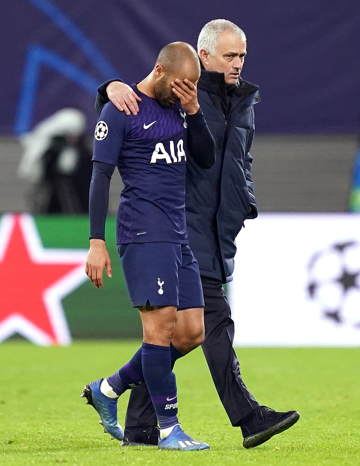 Jose Mourinho and Lucas Moura were left to reflect on a night to forget