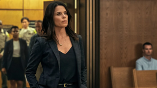 Neve Campbell in The Lincoln Lawyer.