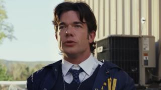 John Mulaney talking in Poker Face.
