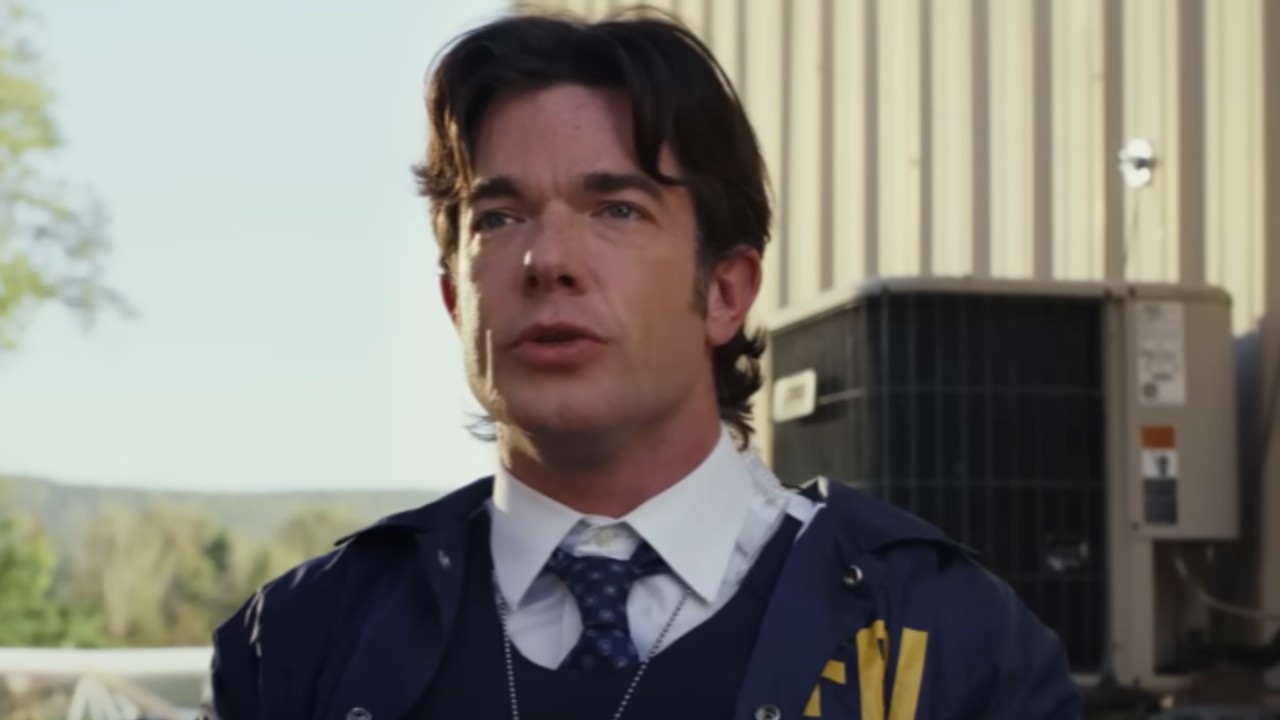 John Mulaney talking in Poker Face. 
