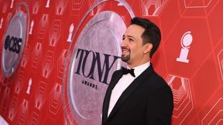 Lin-Manuel Miranda on the Tony Awards red carpet