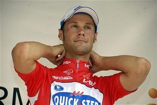 Tom Boonen (Quick Step) took the lead in the sprint competition.