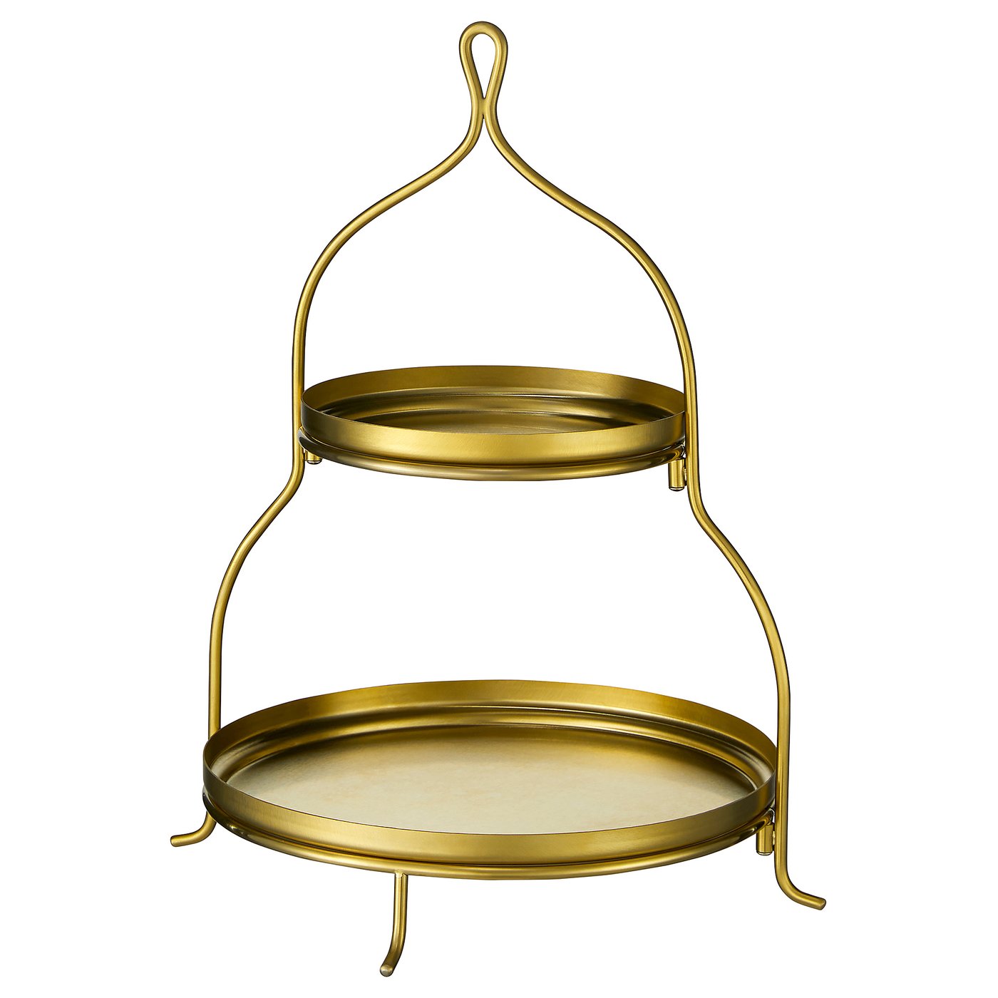 Gokv&amp;Auml;ll&amp;Aring; Serving Stand, Two Tiers - Gold-Colour