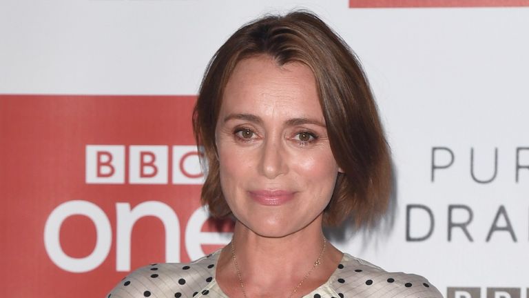 Keeley Hawes on the red carpet