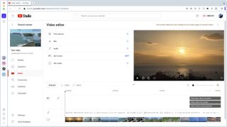 Using YouTube's Studio Editor to make changes to a video