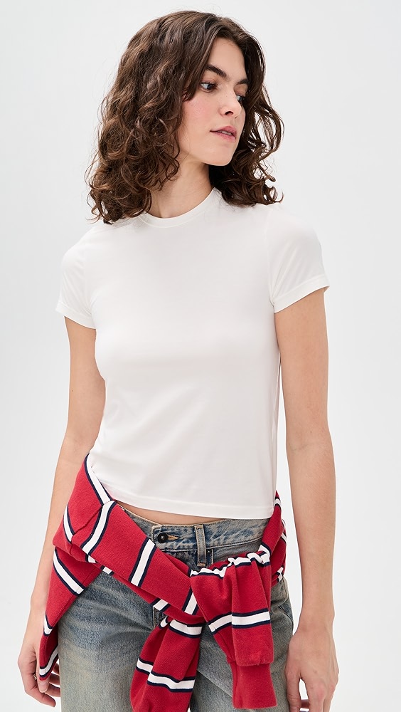 Fitted Tee - Natural White