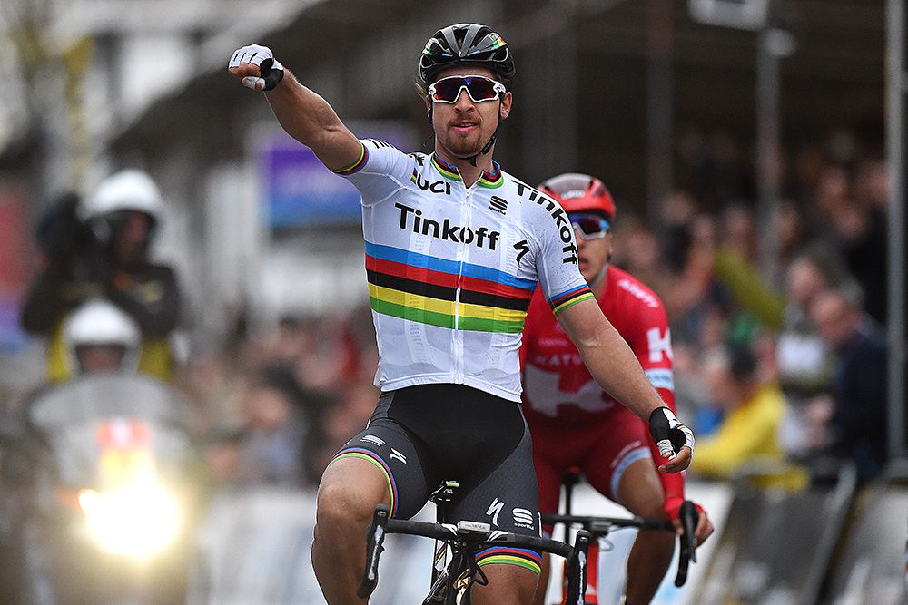 Peter Sagan (Tinkoff) wins Gent-Wevelgem