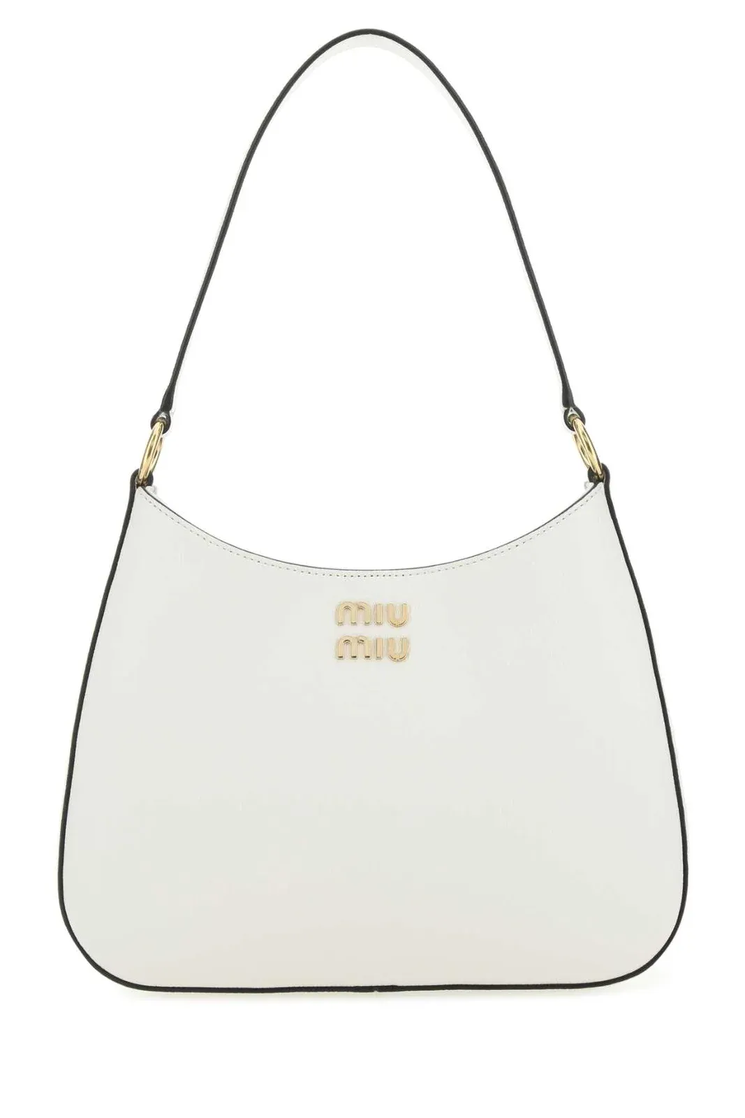 Miu Miu, Logo Plaque Hobo Shoulder Bag