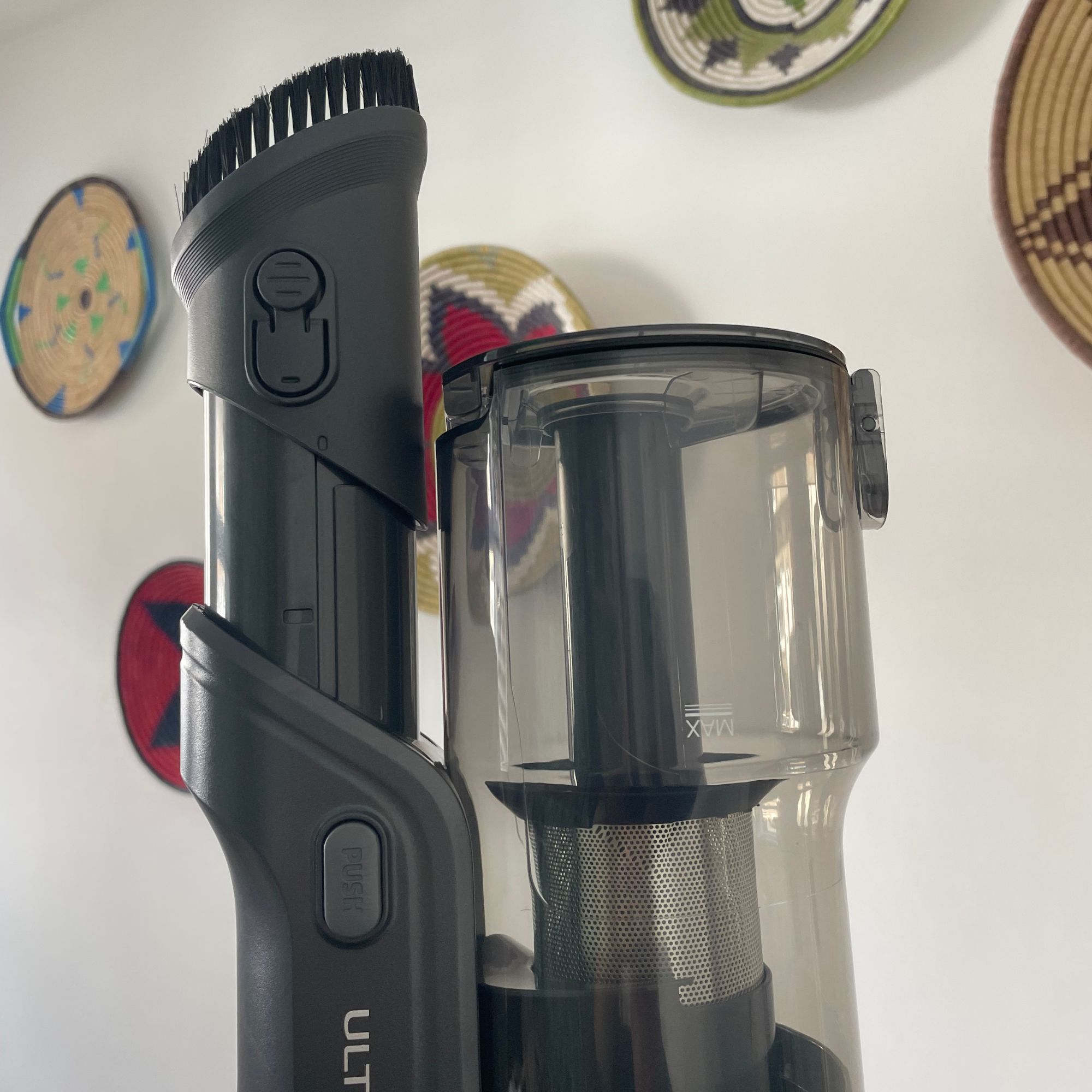 dusting brush of the Ultenic U20 cordless vacuum