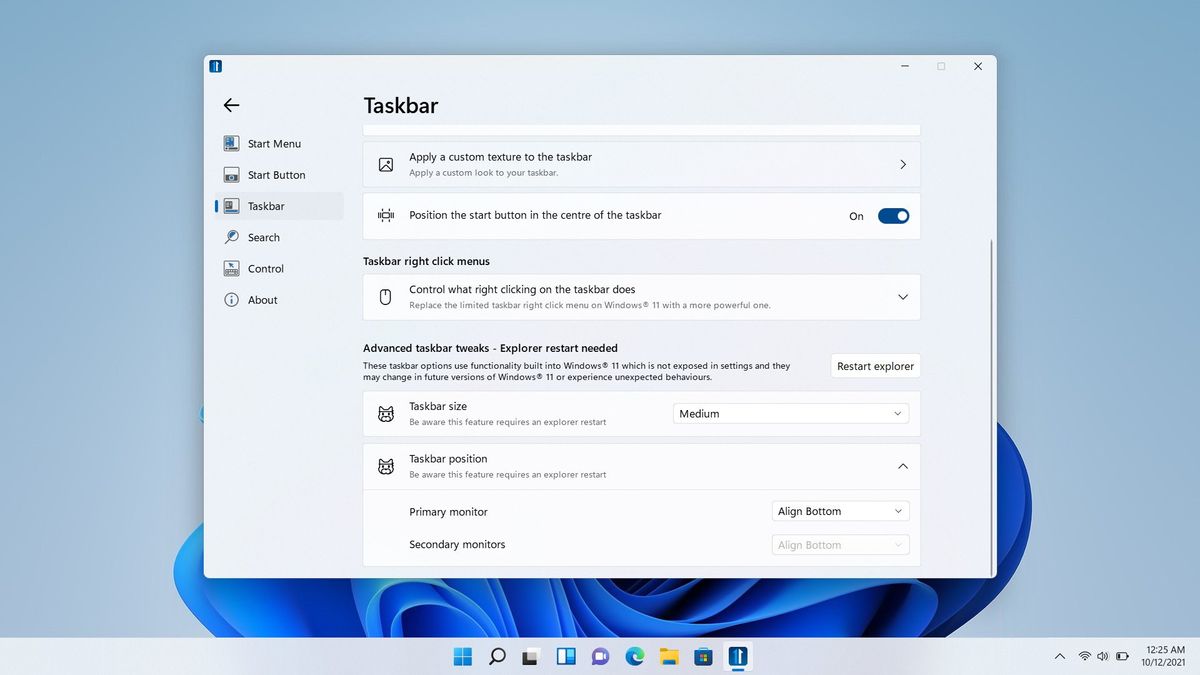 Start11 fixes Windows 11's Taskbar and Start menu shortcomings ...