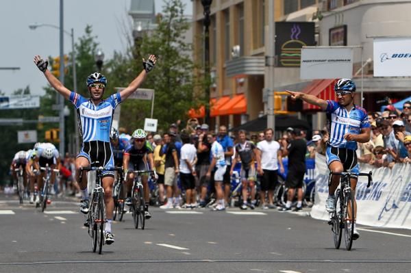 Hilton Clarke (United Healthcare pb Maxxis) celebrates a win in Virginia.