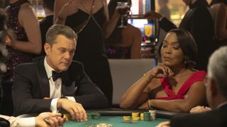 Max (Joshua Jackson) and Athena (Angela Bassett) in Doctor Odyssey