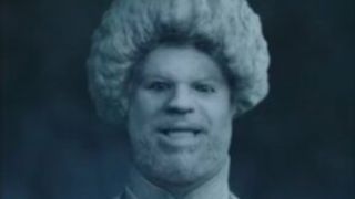 Craig Robinson as a Singing Bust in Muppets Haunted Mansion