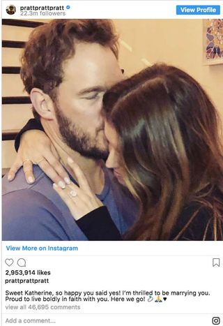 SCREENSHOT - Katherine Schwarzenegger, Chris Pratt - Chris Pratt's Instagram