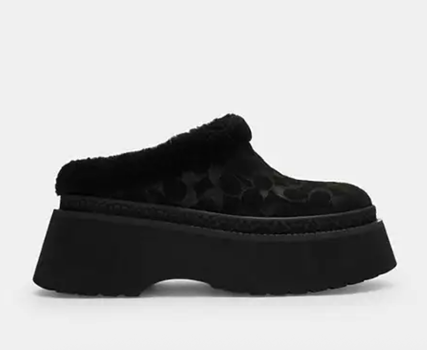 Coach, Cecelia Clog In Signature Suede