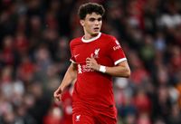 Stefan Bajcetic of Liverpool running. 