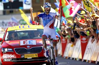 Thibaut Pinot wins stage twenty of the 2015 Tour de France