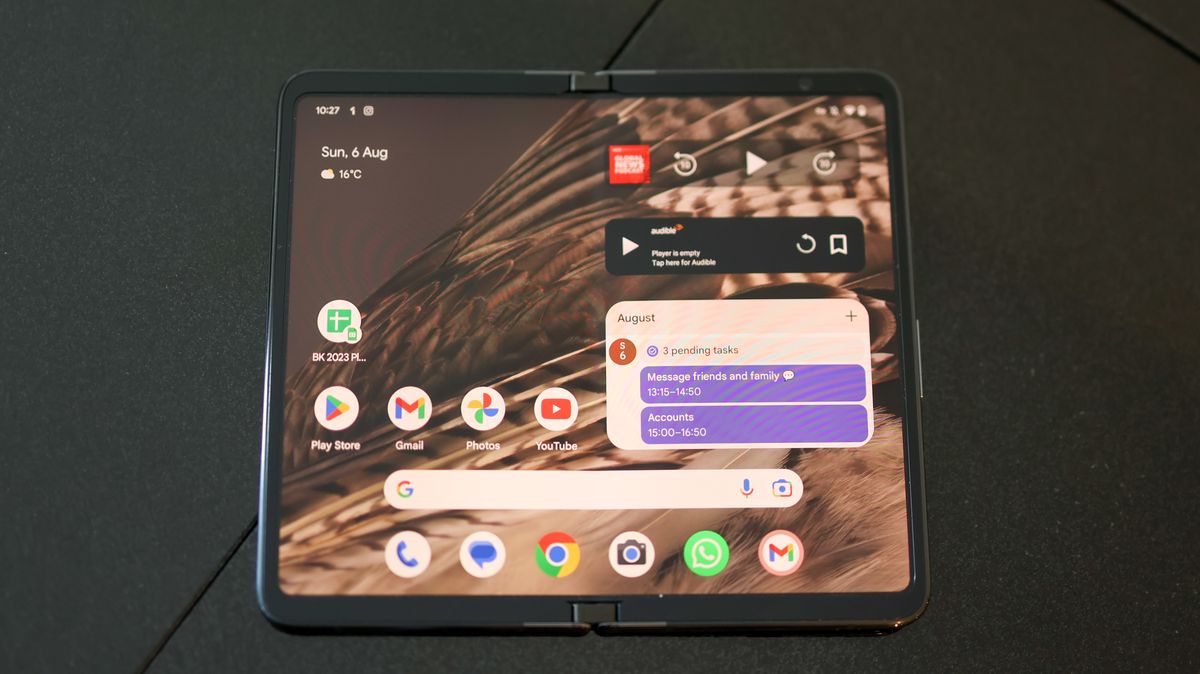 A photo of the Google Pixel Fold