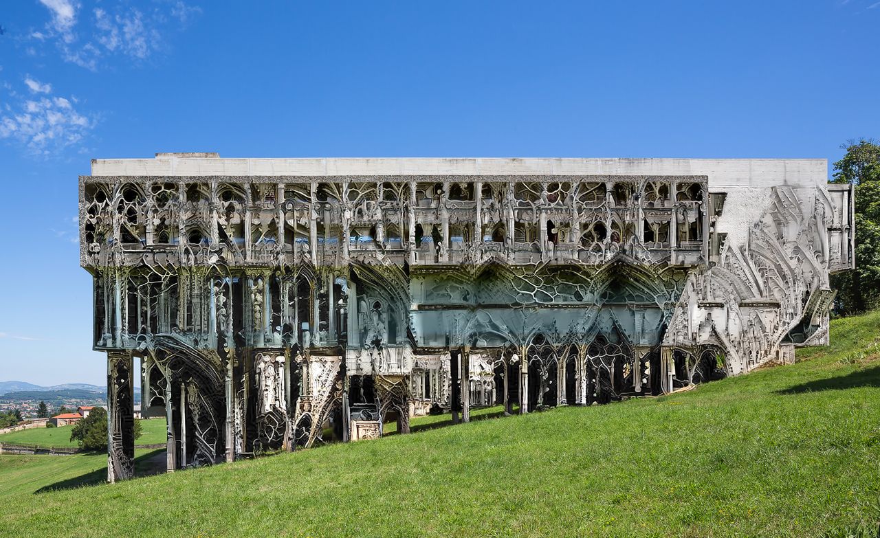 The Orleans Architectural Biennale. themed ‘Years Of Solitude’, has just opened to the public in the French city. Pictured here, Ruy Klein’s ‘Notre-Dame de La Tourette’, Los Angeles, 2019.