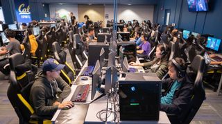 College students play at UC Berkeley's Cal Esports community center.