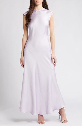 Peggy Satin Maxi Dress