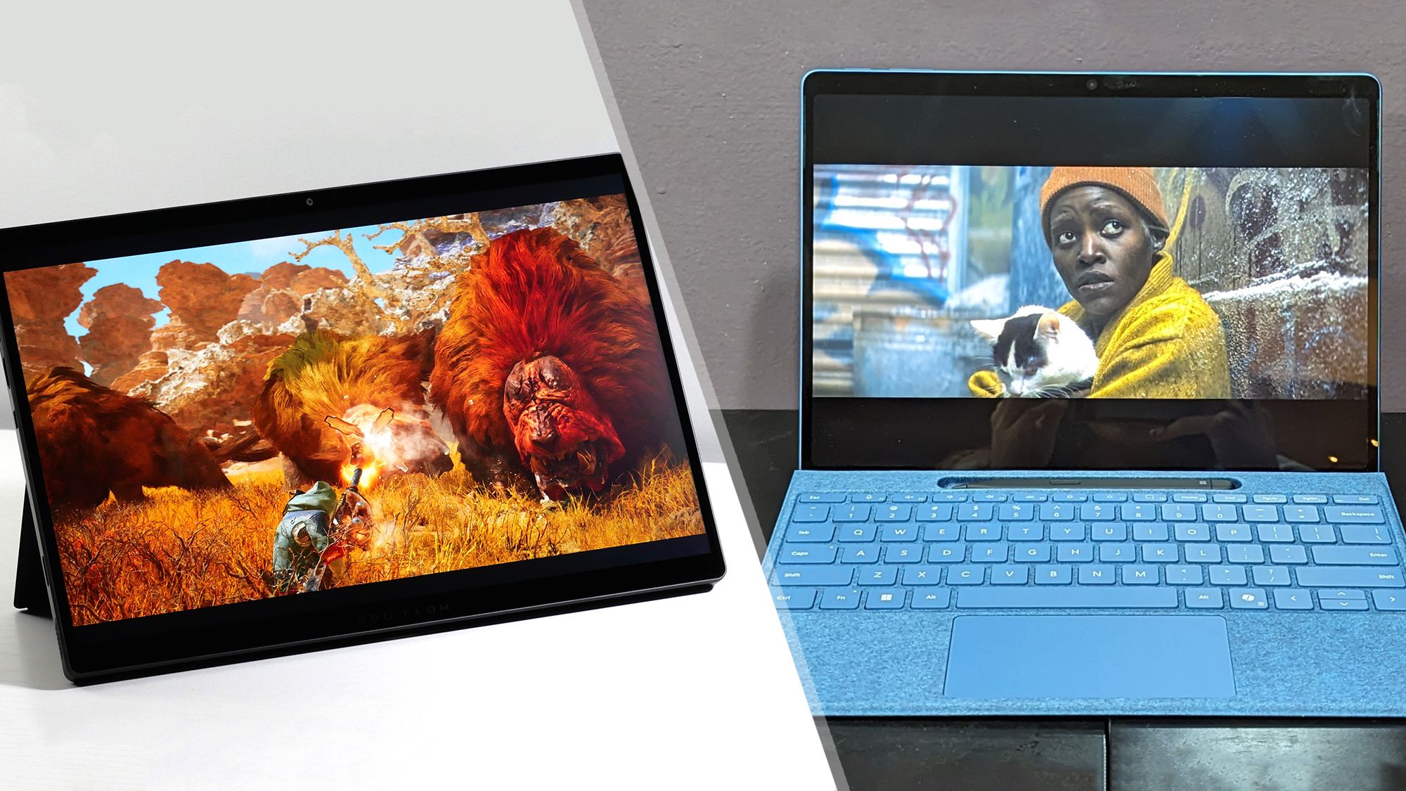 Asus ROG Flow Z13 vs. Surface Pro 11: Which detachable 2-in-1 is