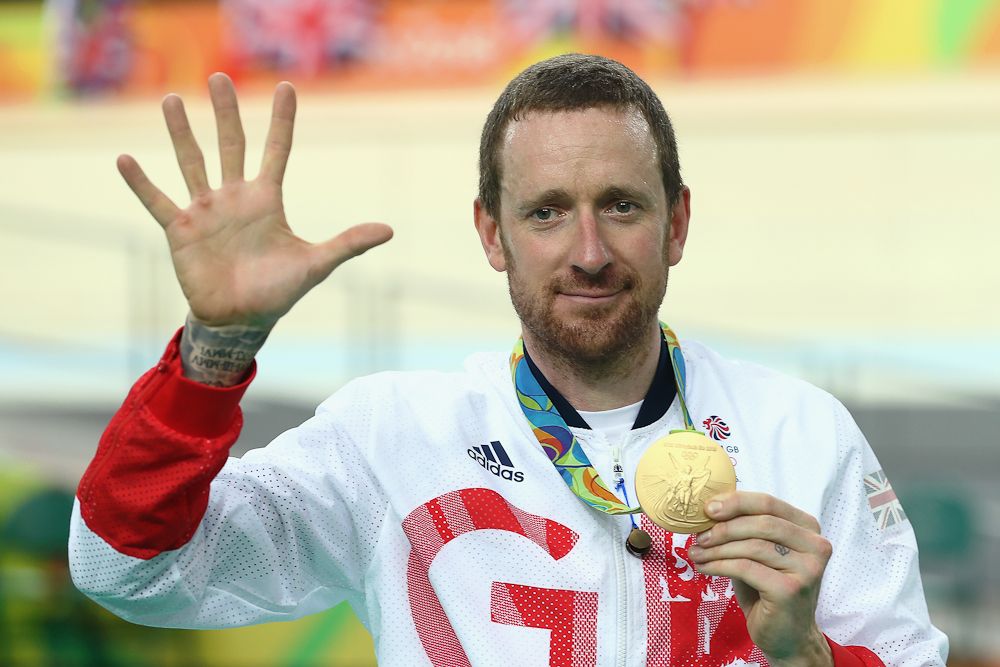 That's five - count 'em, five - gold medals for Bradley Wiggins