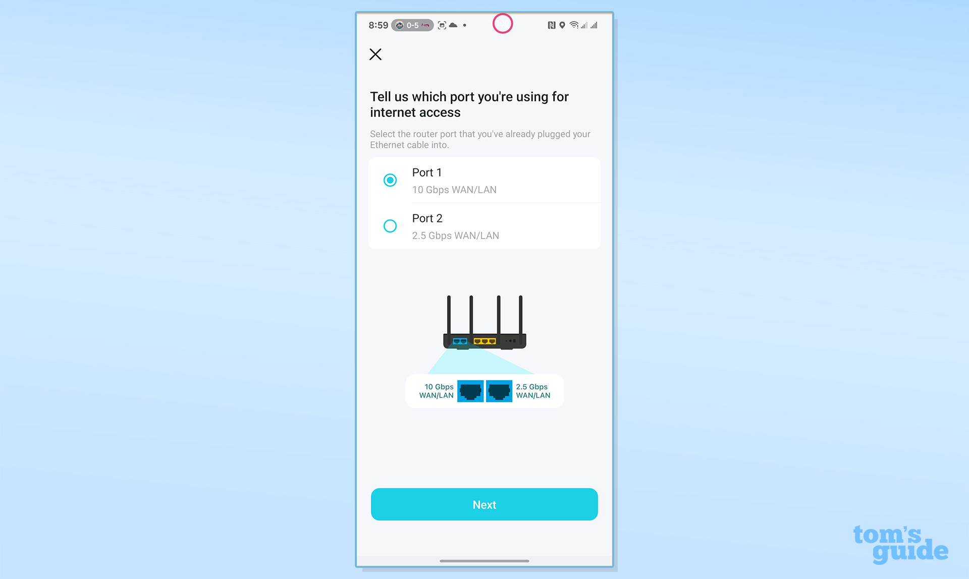 TP-Link Archer BE9700 app screenshot