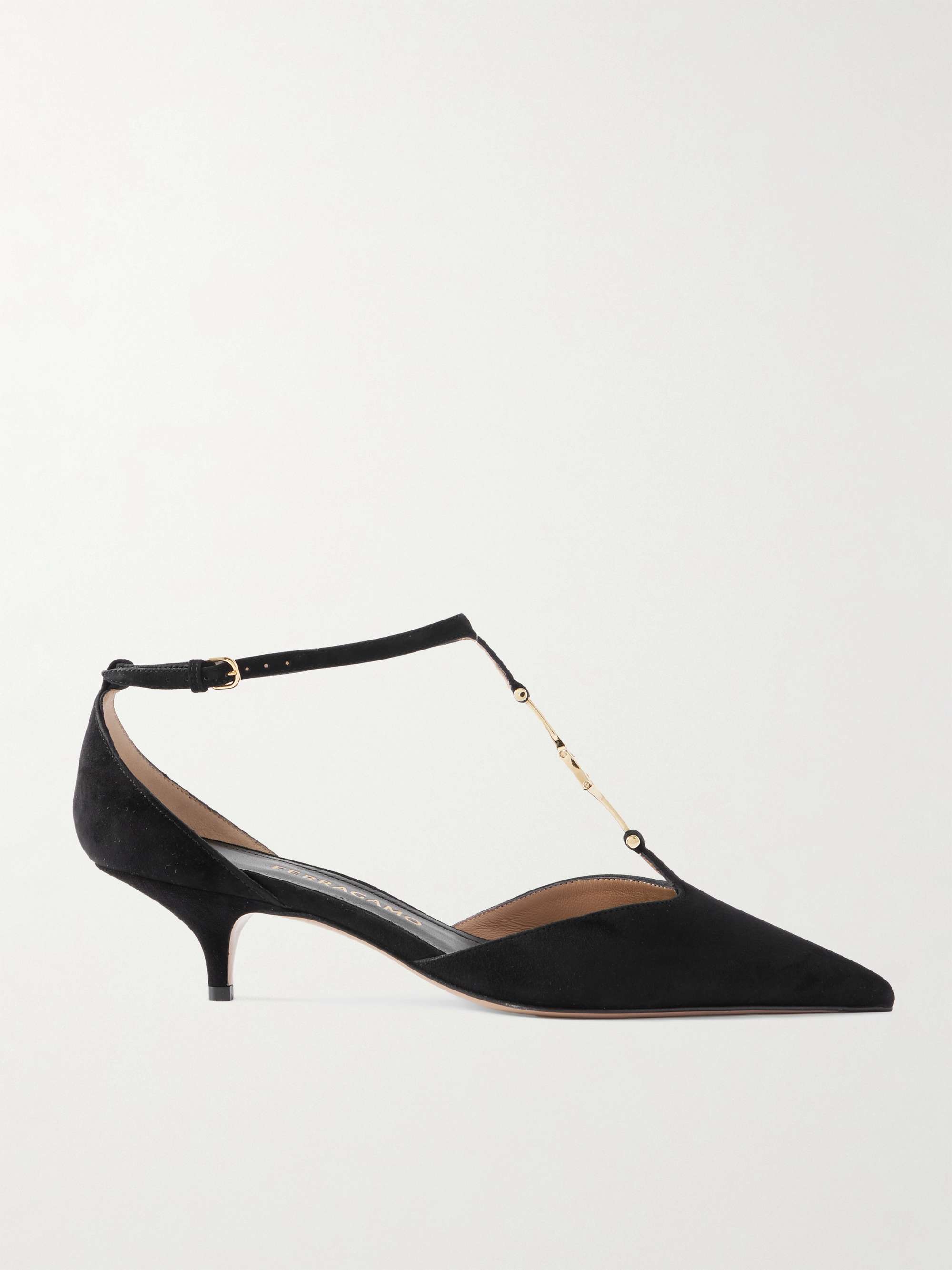 Traci Embellished Suede Pumps
