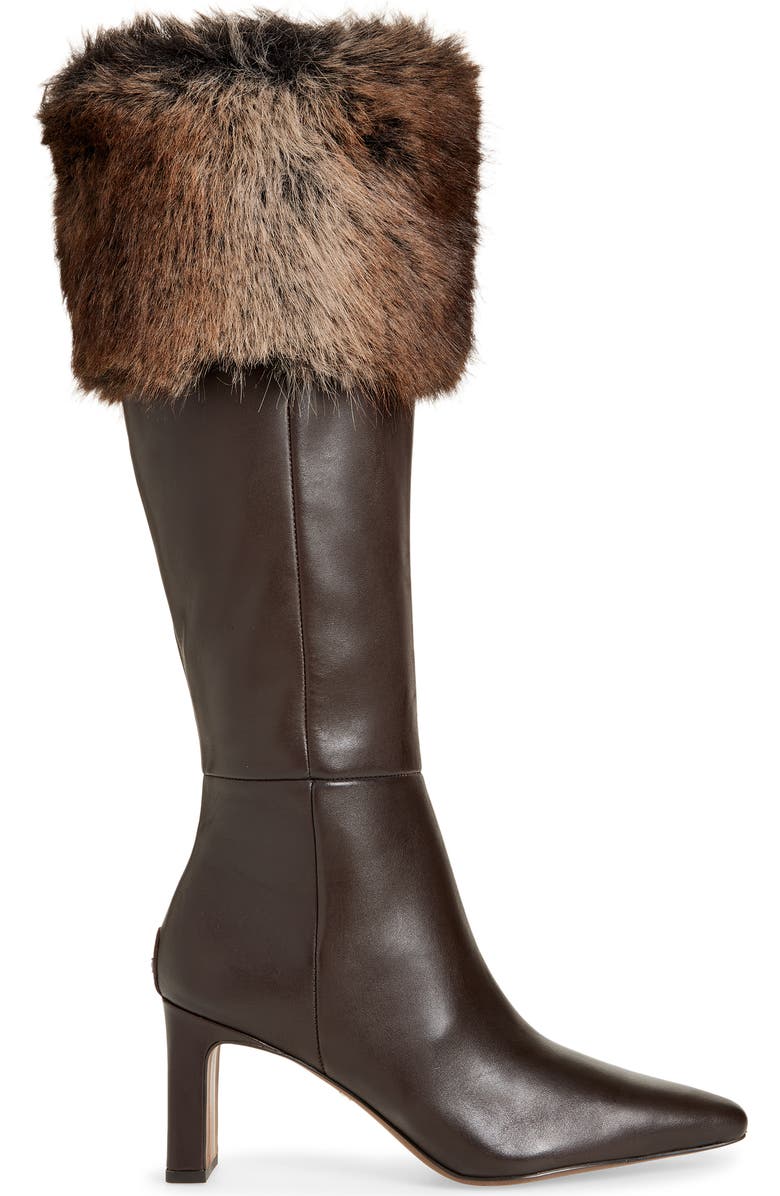 Sylvia Cozy Faux Fur Cuff Knee High Boot
