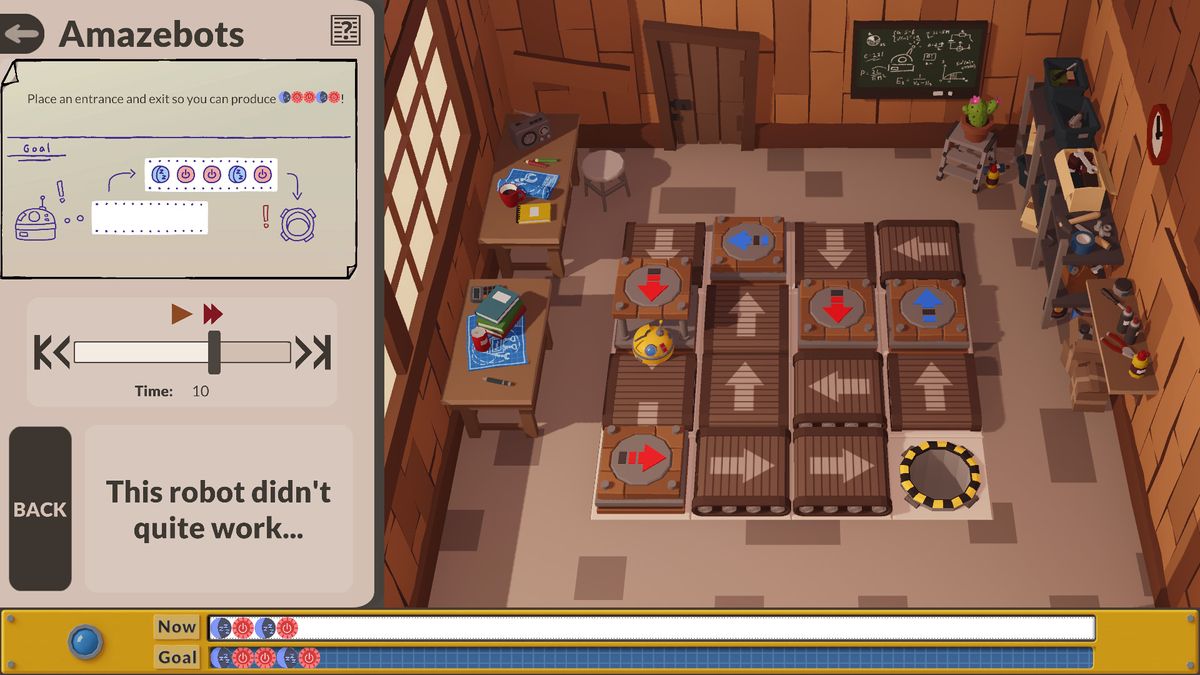 Robot-making factory puzzle game Manufactoria 2022.