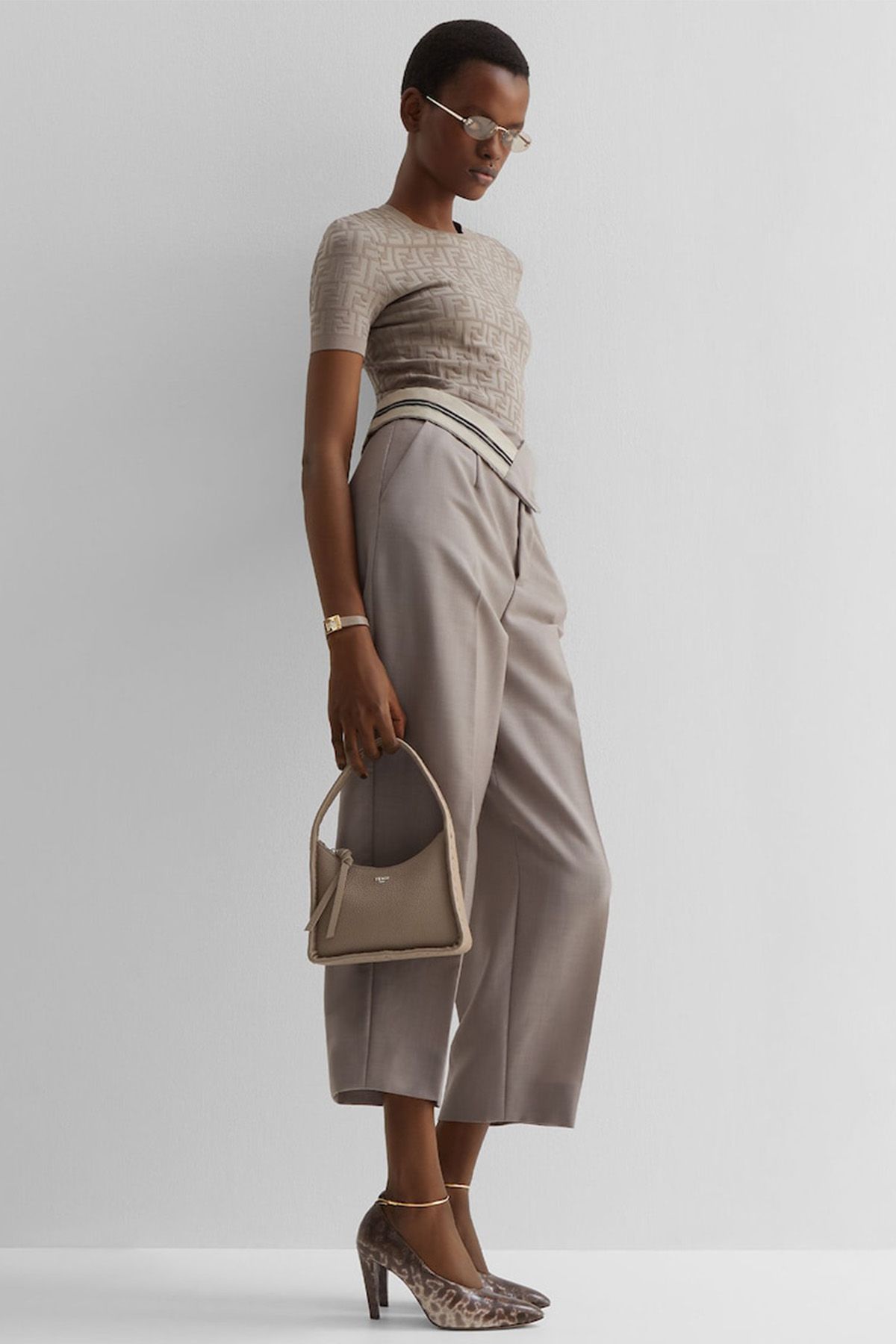 Sweater Dove gray viscose sweater