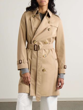 Kensington Organic Cotton-Gabardine Trench Coat