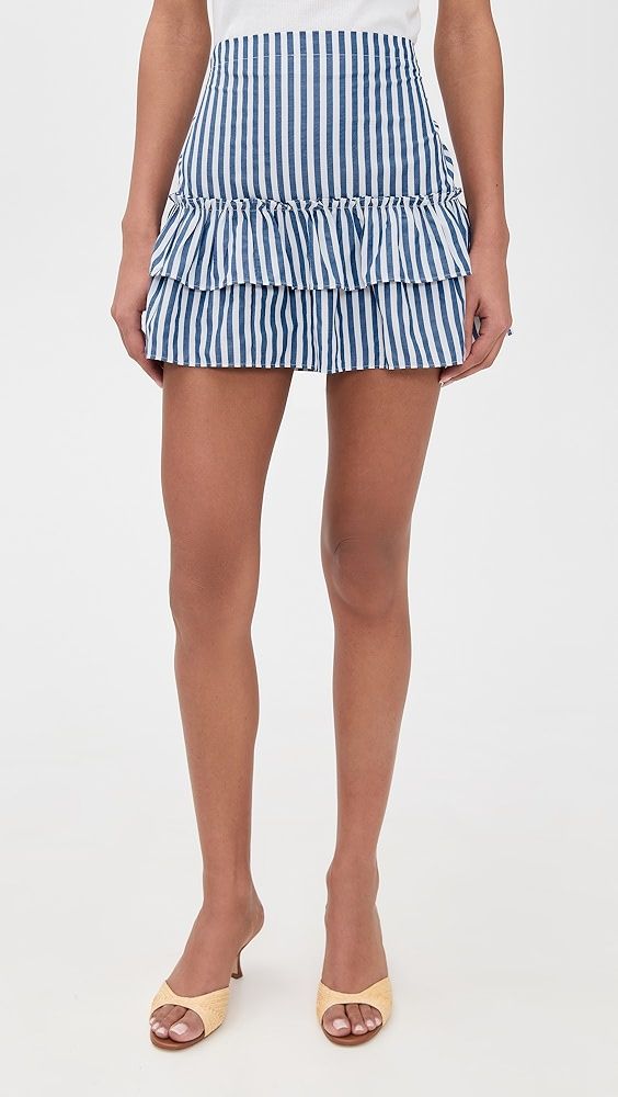 Coniglio Palm Beach Cinch Back Miniskirt